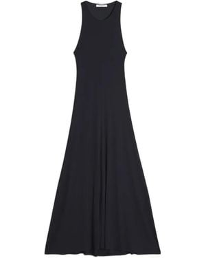 Maison Kitsuné Ribbed Cut-Out Dress - Blue