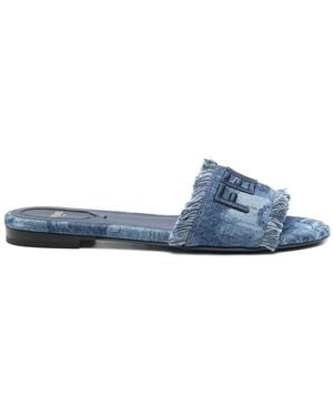 Fendi Sunshine Pantoletten - Blau