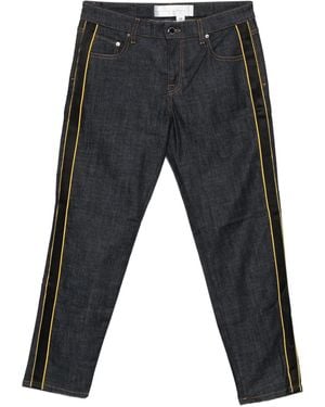 Victoria Beckham Stripe-Detail Jeans - Grey