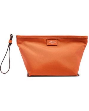 Lancel Mistral Rollable Wristlet Pouch - Orange