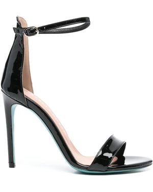 Fratelli Russo 105Mm Leather Sandals - Black