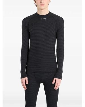 C.r.a.f.t Long-Sleeve Crew-Neck T-Shirt - Blue