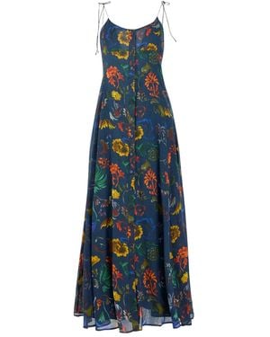 Rosie Assoulin High Garden Maxi Dress - Blue