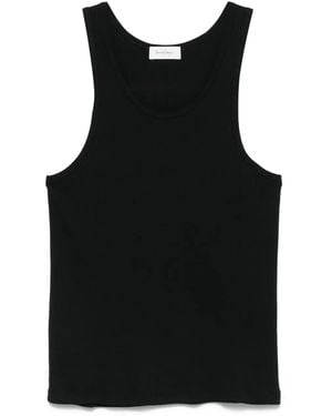 Second/Layer Katoenen Tanktop - Zwart