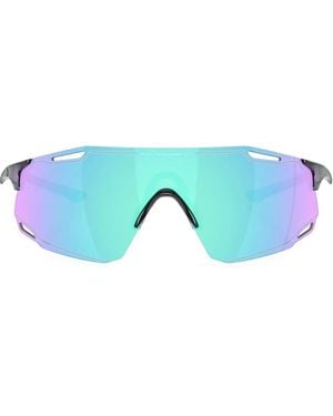 Oakley Sonnenbrille Mit Shield-Gestell - Blau