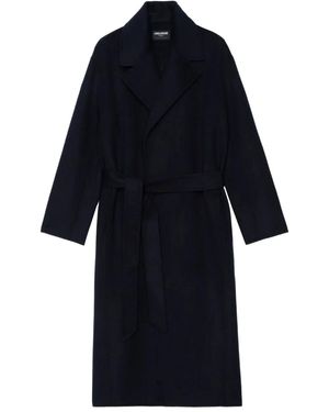 Zadig & Voltaire Abrigo Meli con cinturón - Azul