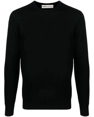 MODES GARMENTS Fine-Knit Merino Wool Jumper - Black