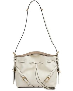 Givenchy Kleine Voyou Schultertasche - Weiß