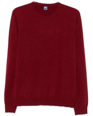 Fedeli Crew-Neck Sweater - Red