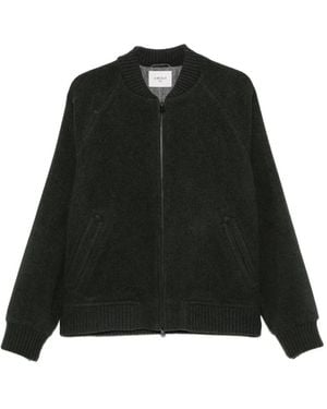 Circolo 1901 Zip-Up Wool-Blend Jacket - Black