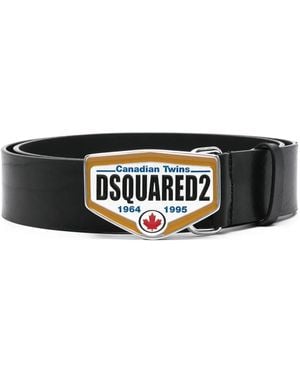 DSquared² Plaque Belt - Black