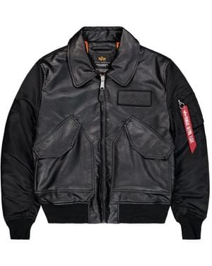 Alpha Industries Cwu Mod Bomber Jacket - Black