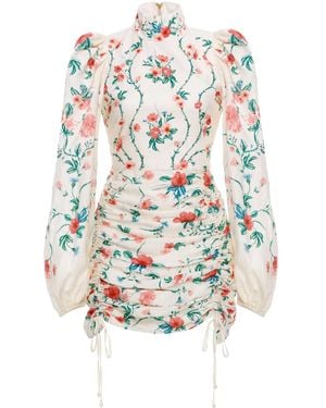 Agua Bendita Guaba Mosqueta Kleid - Weiß