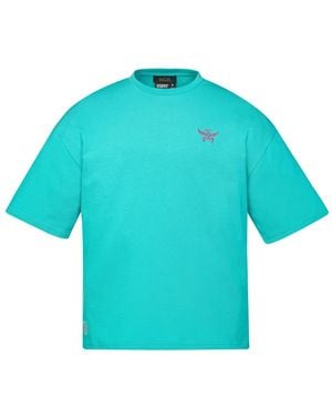 MCM X Snipes Graphic-Print T-Shirt - Blue