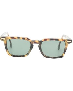 Kyme Vlad Tortoise-Shell Sunglasses - Green