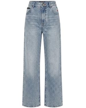 Philipp Plein Straight-Fit Jeans Basic - Blue