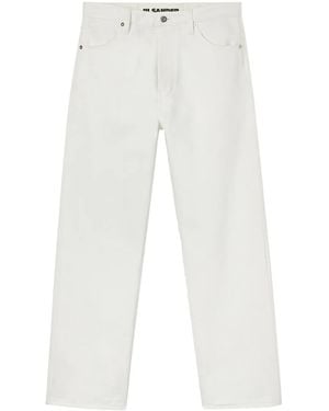 Jil Sander High-rise Straight-leg Jeans - White