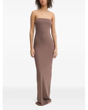 Guess Eveline Strapless Maxi Dress - Brown