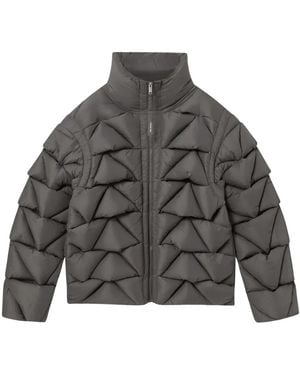 Axel Arigato Knit Padded Jacket - Grey