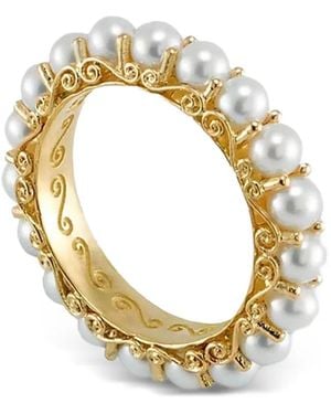Dolce & Gabbana 18K Pearl Ring - Metallic
