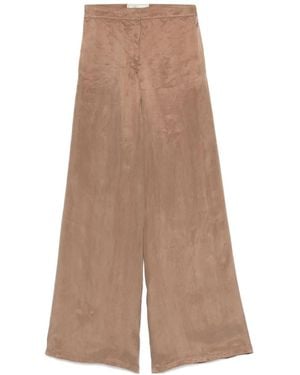 パンツ Blumarine Loose-Fit Gabardine Trousers With Concealed Blumarine Loose-Fit Gabardine Trousers With Concealed