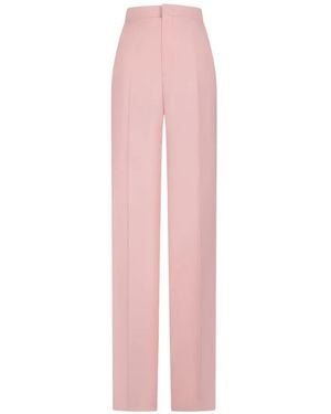 Tagliatore Pantalon De Costume À Plis Marqués - Pink