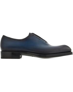 Ferragamo Tramezza Oxford Shoes - Blue