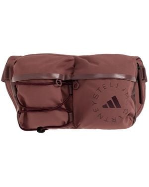 adidas By Stella McCartney Fanny Pack Logo-Print Bungee-Cord Belt Bag - Purple