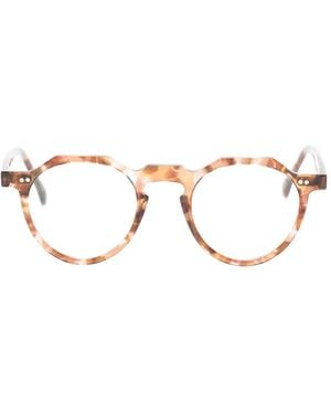 Lesca Bloc Brille Mit Geometrischem Gestell - Mehrfarbig