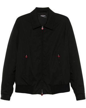 Kiton Padded Bomber Jacket - Black