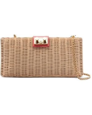 Rodo Clutch Met Ketting - Bruin