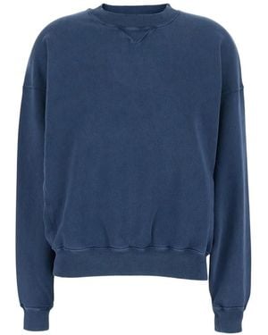 Semicouture Crew-Neck Sweatshirt - Blue