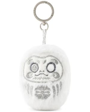 Evisu Daruma Plush Keyring - White