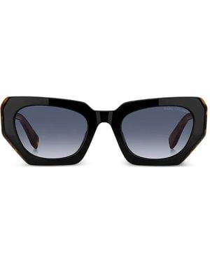 Marc Jacobs ジオメトリックフレーム サングラス - ブラック