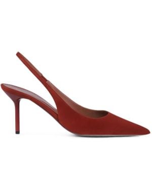 Paris Texas Lidia Slingback Pumps - Red