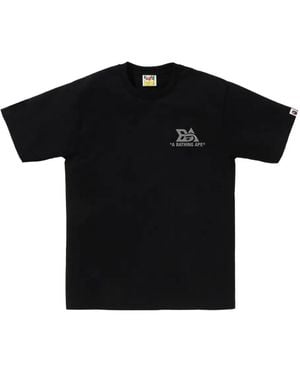 A Bathing Ape Graphic-Logo T-Shirt - Black