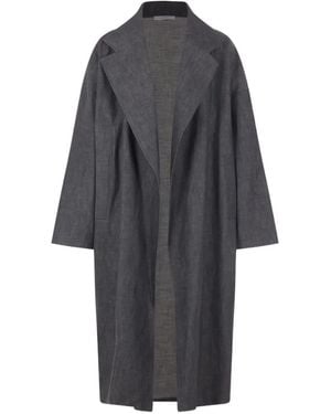Dusan Wide-Sleeve Coat - Gray