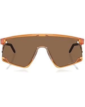 Oakley Bxtr Metal Shield-Frame Sunglasses - Orange