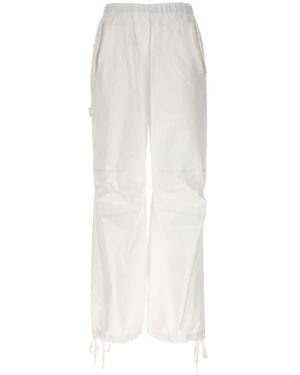 Nude Straight-Leg Cargo Pants - White