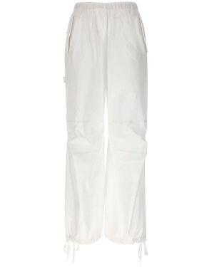 Nude Straight-Leg Cargo Pants - White