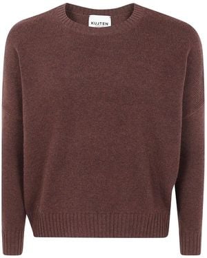 Kujten Romelie Crew-Neck Jumper - Brown