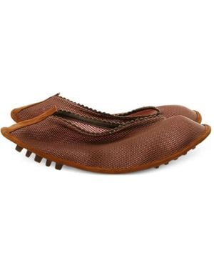 Kiko Kostadinov Ramberg Mesh Slip - Brown