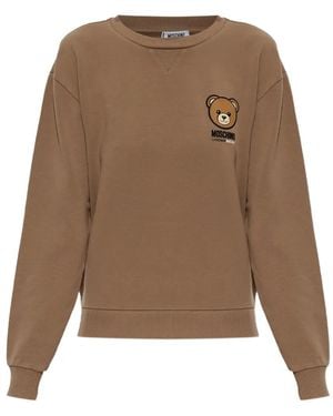 Moschino Sudadera Con Parche Teddy Bear - Neutro