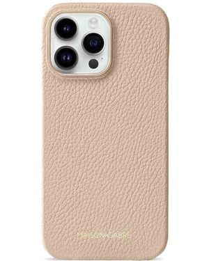 Maison De Sabre Iphone 15 Pro Max Leather Phone Case - Blue