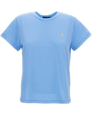 Polo Ralph Lauren Logo-Embroidered T-Shirt - Blue