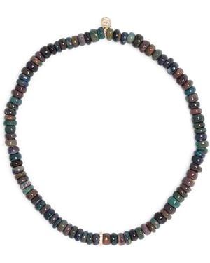 Sydney Evan 14Kt Geelgouden Armband Met Diamant En Opaal - Wit