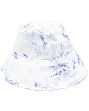 Maje Cappello A Fiori - Bianco