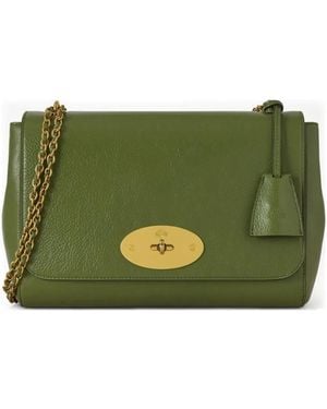 Mulberry Lily Leather Shoulder Bag - Green
