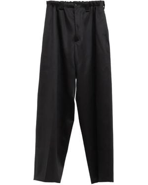 Willy Chavarria Toluca Elasticated-Waist Pants - Black