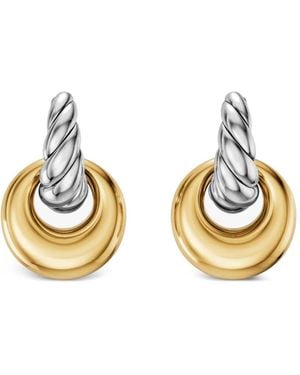 David Yurman Sculpted Cable Drop Earrings - Metallic